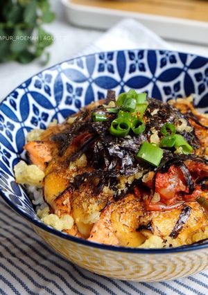Foto resep Salmon Mentai Mayo Rice