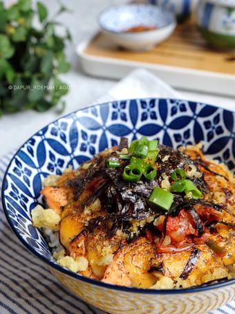 Resep Salmon Mentai Mayo Rice Irit Untuk Jualan