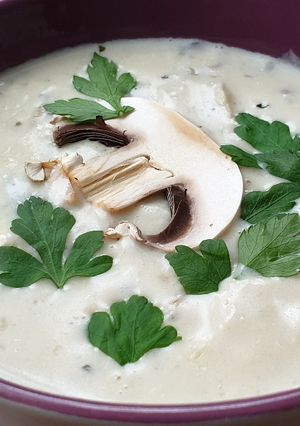 صورة لوصفة شوربة الفطر بأطيب طريقة