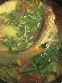 Hình của món Canh chua cá đục.