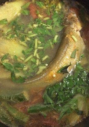Hình của món Canh chua cá đục.