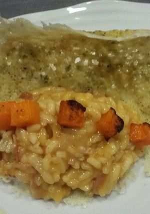 Foto principal de Risotto de calabaza y panceta