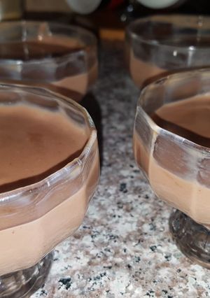 Une photo de Crème dessert chocolat