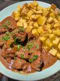Carrilladas al Vino Dulce Sorpresa