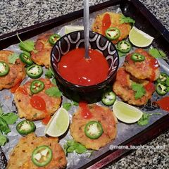 A picture of Jalapeno Cheese Corn Fritters.
