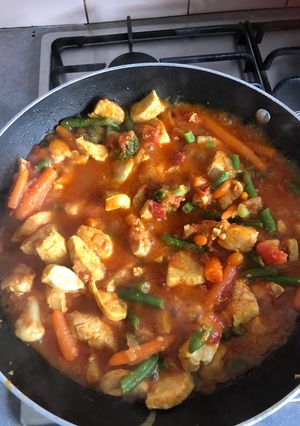 A picture of Chicken sauce.