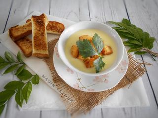 شوربة كريمة الدجاج