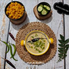 A picture of Authentic Gujarati Kadhi.