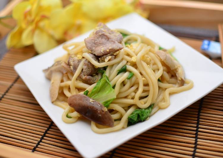 醬香肉片炒麵