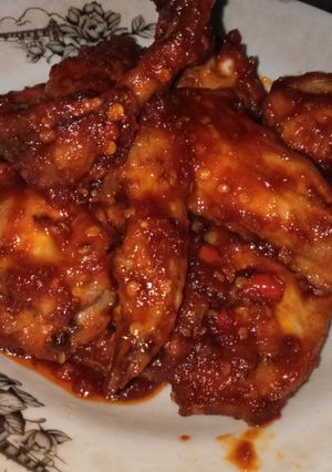 Foto resep Sayap manis pedas