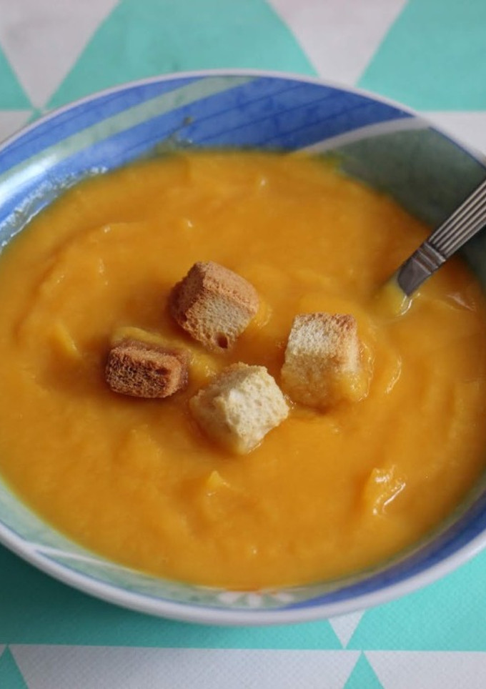 Una foto de Crema de calabaza