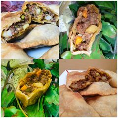 A picture of Special filled meatpie.