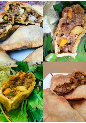 A picture of Special filled meatpie.