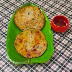 A picture of Leftover rice potato pancake.
