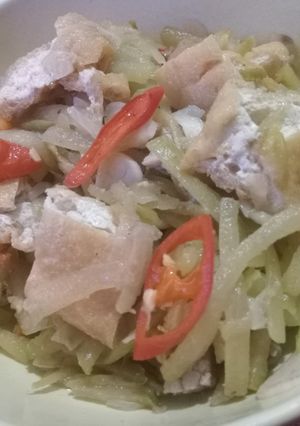 Foto resep Tumis labu Siam tahu