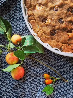 Foto di Crostata selvatica di mele, rosa canina e yogurt