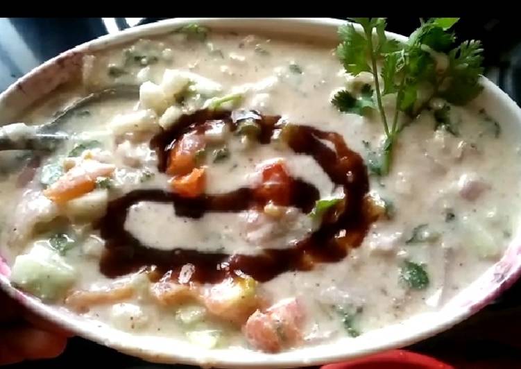 Steps to Prepare Favorite Veg raita