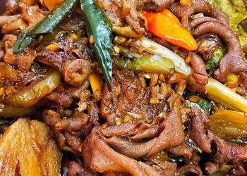 Siap Saji Tumis Usus Ayam Bumbu Kecap Ala Restoran