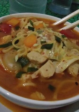 Foto resep Bakmi Kuah Pedes (boncabe)