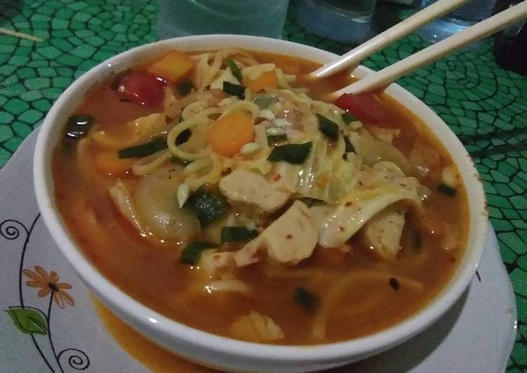 Resep Bakmi Kuah Pedes (boncabe) yang Menggugah Selera