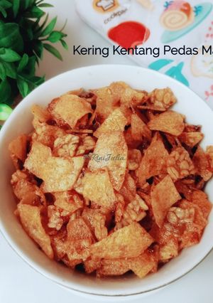 Foto resep Kering Kentang Pedas Manis