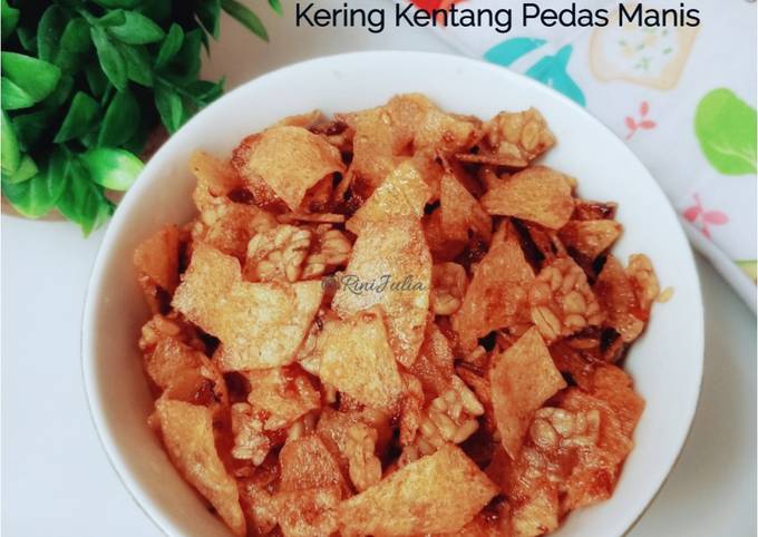 Resep Kering Kentang Pedas Manis yang Lezat Sekali Lezat