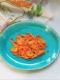 Carrot and orange "Amazake" salad.Sugar free