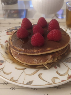 Una foto de Tortitas de plátano y avena 😋