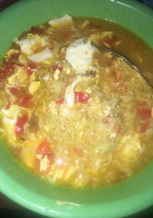 Foto resep Mie kuah benyek warkop