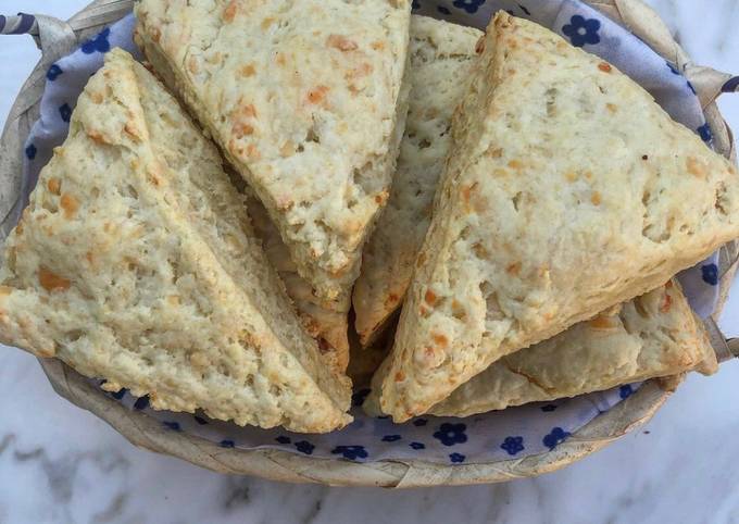 Scones de queso tipo starbucks Receta de Stefania- Cookpad