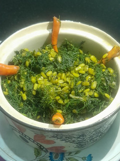 A picture of Shepu - Moong Dal Sabji.