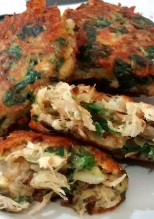 Foto resep Chicken Patties (versi ayam suwir dan bayam)