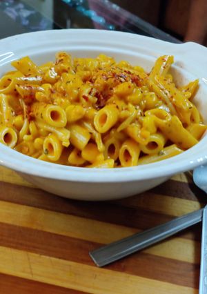 A picture of Tex Mex pasta.