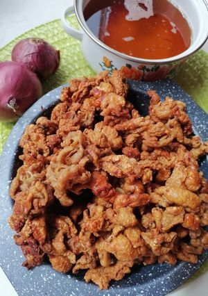 Csirke (bőre) töpi recept fotója