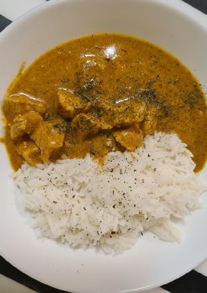 Una foto de Curry de pollo estilo hindú