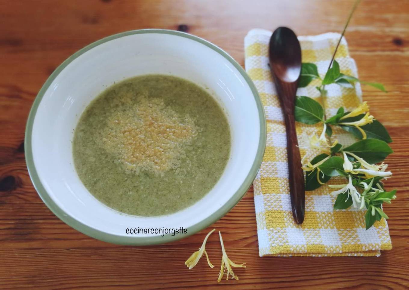 Crema de hinojo con arroz integral - sin lactosa y sin gluten