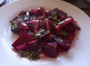 Una foto de Ensalada de betarragas