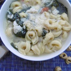 A picture of Winter Soup with Chicken & Cheese Tortellini.