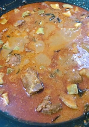 Foto resep Kari Kameng Boh Labu/ kari kambing labu air