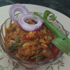 A picture of Baingan Bharta.