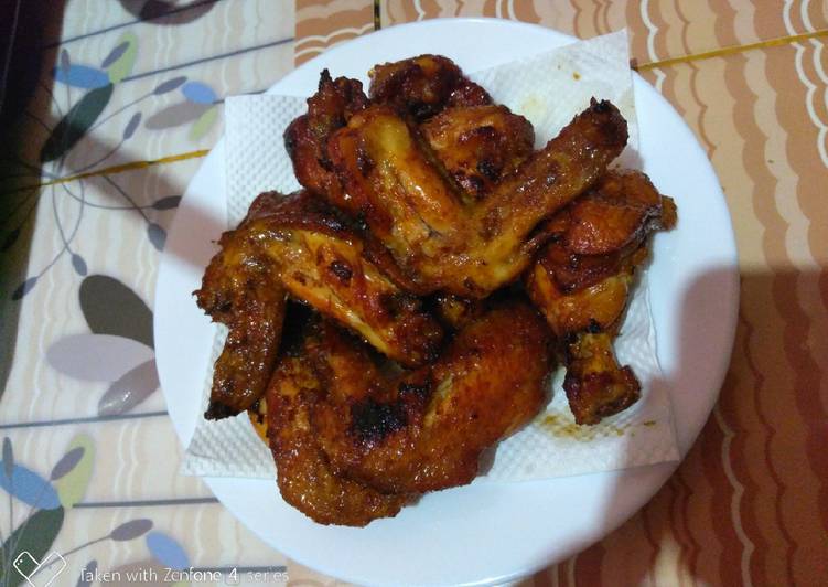 Resep Spicy Chicken Wing, Enak Banget