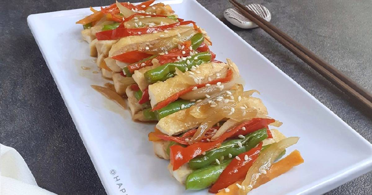 Resep Tofu Japchae Tumis Tahu dan Sayur ala Korea oleh Happy Endahsa