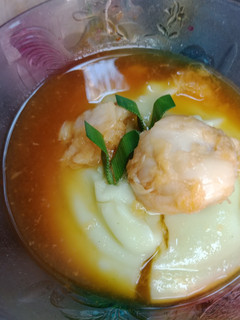 Foto resep Bubur Sumsum Hijau Kuah Kinca Durian