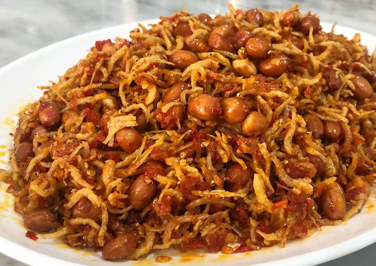 Bahan Crispy Spicy Anchovy with Peanut  (Balado Teri Kacang) | Cara Buat Crispy Spicy Anchovy with Peanut  (Balado Teri Kacang) Yang Bikin Ngiler