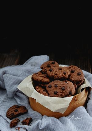Foto resep Chocolate cookies/ choco chips cookies nyoklat bangett