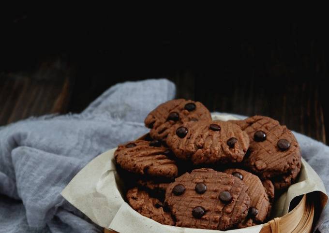 Chocolate cookies/ choco chips cookies nyoklat bangett