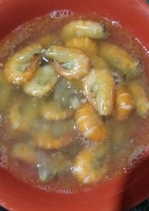 Foto resep Udang rebus manis