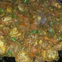 A picture of Tawa chicken    sehri special.
