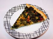 Una foto de quiche hojaldre bacon
