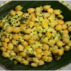 White Chickpeas Sundal A picture of White Chickpeas Sundal.